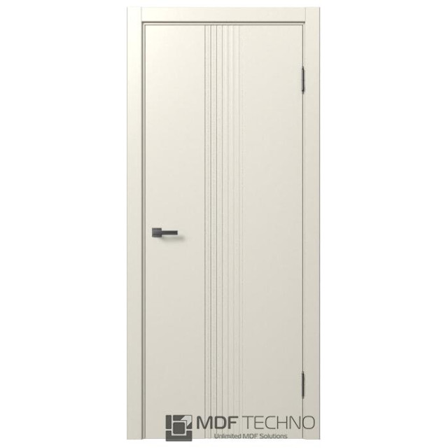 Межкомнатная дверь эмаль STEFANY 1208 Стефани МДФ техно - Ral 9001