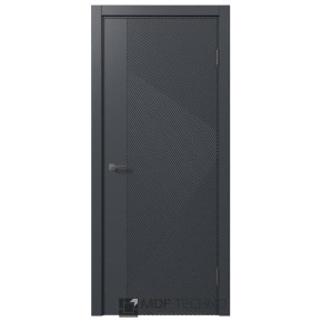 Межкомнатная дверь эмаль STEFANY 1206 Стефани МДФ техно - Ral 7016