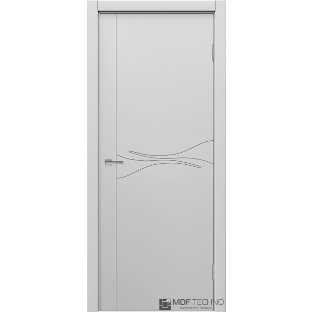 Межкомнатная дверь эмаль STEFANY 1100 Стефани МДФ техно - Белый