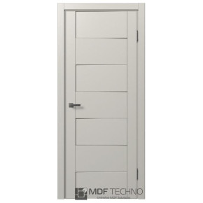 Межкомнатная дверь эмаль STEFANY 6006 3D Стефани МДФ техно - Ral 7044