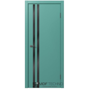 Межкомнатная дверь эмаль STEFANY 5020 Стефани МДФ техно - Ral 6033