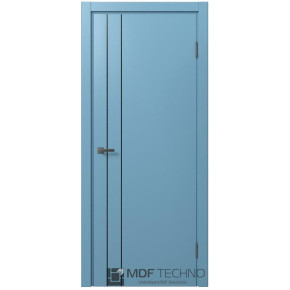 Межкомнатная дверь эмаль STEFANY 5012 Стефани МДФ техно - Ral 5024