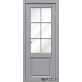 Межкомнатная дверь эмаль STEFANY 3008 Стефани МДФ техно - Ral 7040