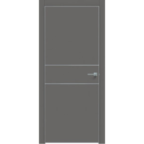 Межкомнатная дверь экошпон Triadoors C 710 (Concept) - Медиум Грей