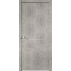 Дверь межкомнатная VellDoris (Велдорис) Экошпон TECHNO М1 - Муар светло-серый