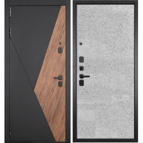 Дверь входная металлическая Гранит ГЕОМЕТРИЯ 77-1 (бетон светлый)