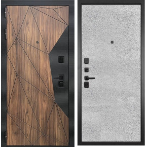 Дверь входная металлическая Гранит КОНТИНЕНТ 77-1 (бетон светлый)