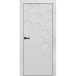 Дверь межкомнатная эмаль Новелла 4 - Белый