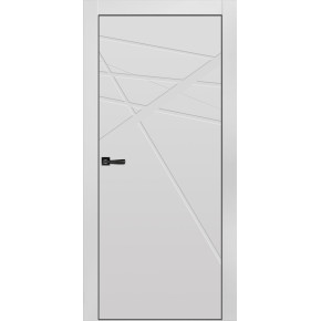 Дверь межкомнатная эмаль Новелла 6 - Белый