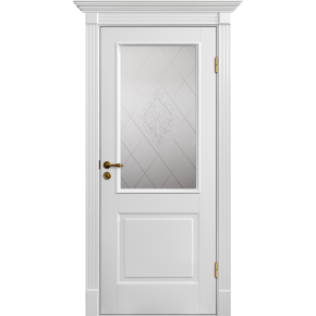 Дверь межкомнатная эмаль Палацио 4 (Версаль) - Белый