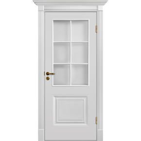Дверь межкомнатная эмаль Доже 2 - Белый