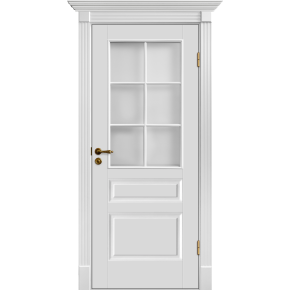 Дверь межкомнатная эмаль Премьера 6 - Белый