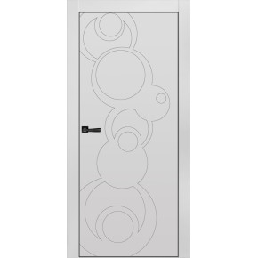 Дверь межкомнатная эмаль Новелла 8 - Белый