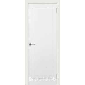 Дверь межкомнатная эмаль Эстель Порта ДГ - Белая эмаль